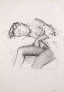 Girl With Crossed Arms — Balthus