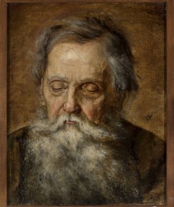 Portrait Of A Bearded Old Man — Maurycy Gottlieb