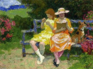 Park Bench — Edward Henry Potthast