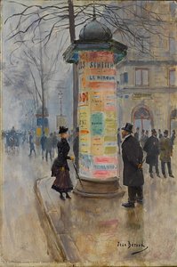 Parisian Street Scene — Jean Georges Béraud