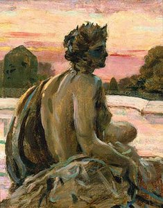 One Of The Figures At The Parterre D'eau — James Carroll Beckwith