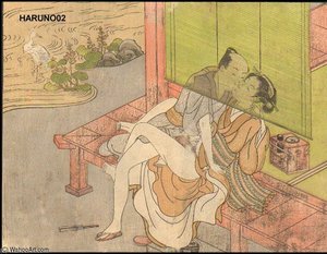 Couple In Summer — Suzuki Harunobu