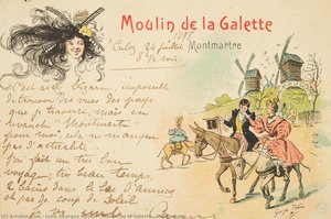 Moulin De La Galette , Montmartre — Jules Georges Redon