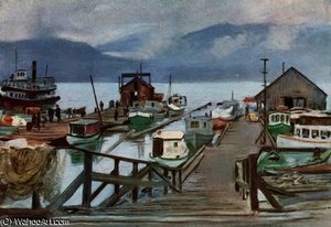 The Fish Market — Harold Copping