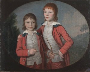 Portrait of Two Boys (perhaps the two elder sons of John Francis Erskine, later 7th Earl of Mar)
