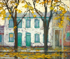 Houses, Chestnut Street — Lawren Stewart Harris, Post-impressionism