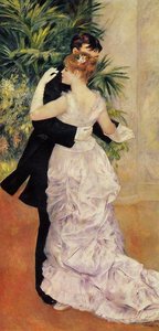 City Dance — Pierre-auguste Renoir, Impressionist Painting