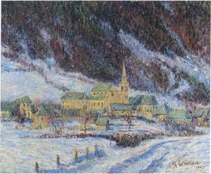 View At Bourg — Gustave Loiseau