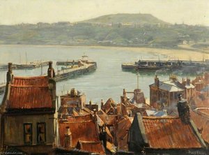 Scarborough Harbour, North Yorkshire — Frederick William Elwell