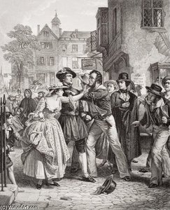 The Press Gang Seizing A Waterman On Tower Hill