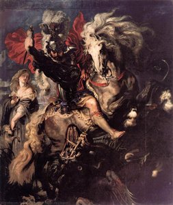 St. George And A Dragon — Peter Paul Rubens, Baroque