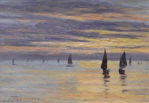 Herring Fleet Going Out — Joseph Henderson
