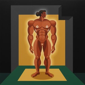The Primordial Silhouette in Ochre and Shadow