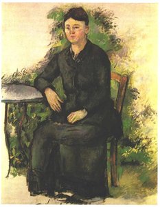 Madame Cezanne In The Garden — Paul Cézanne