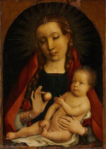 The Virgin And Child — Michel Sittow