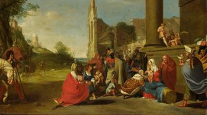 The Adoration of the Magi, Bartholomeus Breenbergh (circle of), c. 1640 - c. 1650