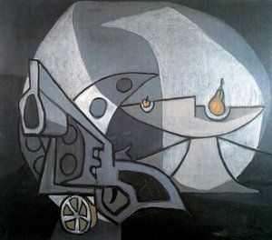 Fruiter And Revolver — Oscar Dominguez