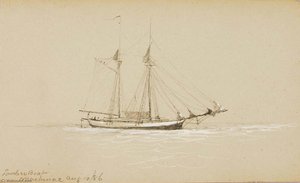 Lumber Boat, Mackinac — George Elbert Burr