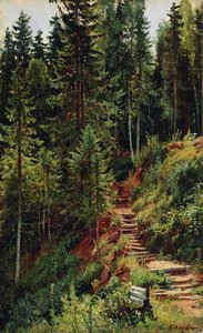 The Path In The Forest — Ivan Ivanovich Shishkin