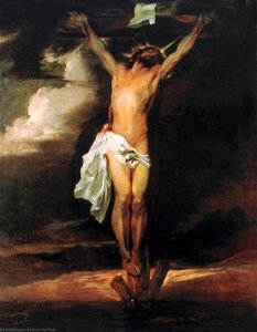 Crucifixion — Sir Anthony Van Dyck, Baroque Religious Painting