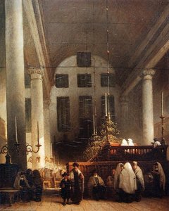 portugese synagoge in amsterdam sun