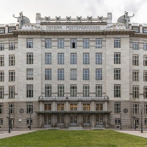 The Austrian Postal Savings Bank Building In Vienna, Austria — Otto Koloman Wagner, Beaux-arts