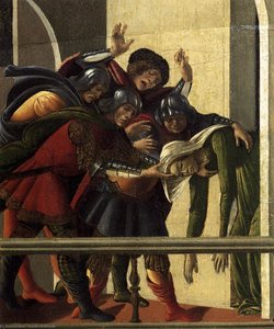 The Story Of Lucretia (detail) — Sandro Botticelli, Early Renaissance