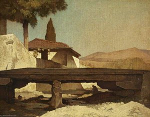 Washing in a Stream at Gouda