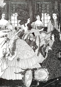 The Battle Of The Beaux And The Belles — Aubrey Vincent Beardsley