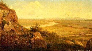 A Hunter In A Landscape — Thomas Worthington Whittredge