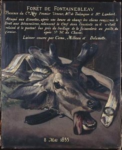 Massacre de cerf (forêt de Fontainebleau)