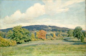Distant View Of Leith Hill, Surrey, With Tower — Ernest C Christie
