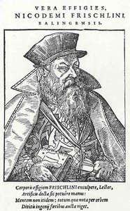 Nicodemus Frischlin — Tobias Stimmer