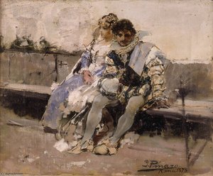 Enamorados — Ignacio Pinazo Camarlench