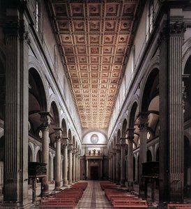 The Nave Of The Church — Filipo Brunleski, Renaissance Architecture