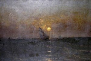 Seascape, (painting) — John Olson Hammerstad