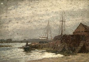 A Moored Boat — Gunning King