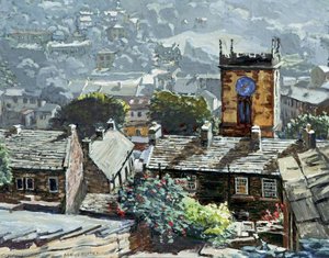 Rooftops, Holmfirth, West Yorkshire — Mavis Blackburn