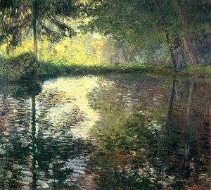 Pond At Montgeron — Claude Monet, Impressionism