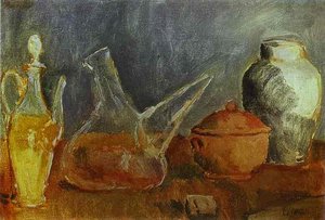 Glassware. Still Life With A Porro — Pablo Picasso