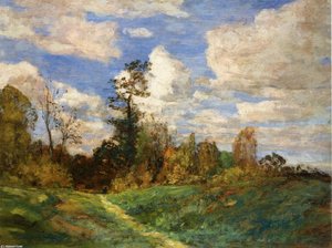 Forest Landscape — Eugène Louis Boudin, Impressionism