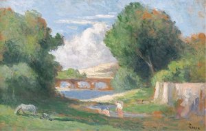 Countryside Around Mantes — Maximilien Luce