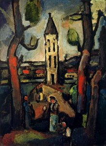 Landscape With Big Trees — Georges Rouault