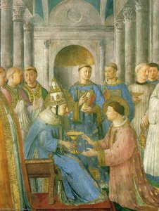 The Ordination Of St. Lawrence — Fra Angelico, Early Renaissance