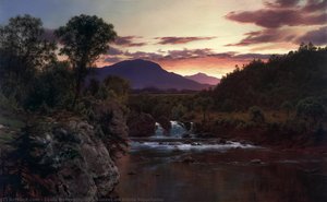 Sunset on White Mountains