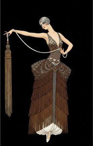 Gilded Silhouette With Braided Silver Arc And Bronze Fringe — Valentin Laurent De Courcey