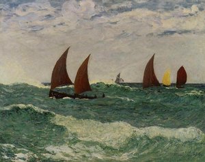 Passing Through The Bar — Maxime Emile Louis Maufra