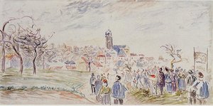 La Saint Martin A Pontoise — Camille Pissarro