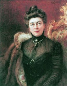 Portrait Of A.suvorina — Konstantin Yegorovich Makovsky