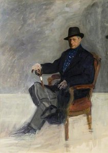 Sir Alfred Munnings Seated